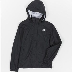 Black North Face Raincoat
